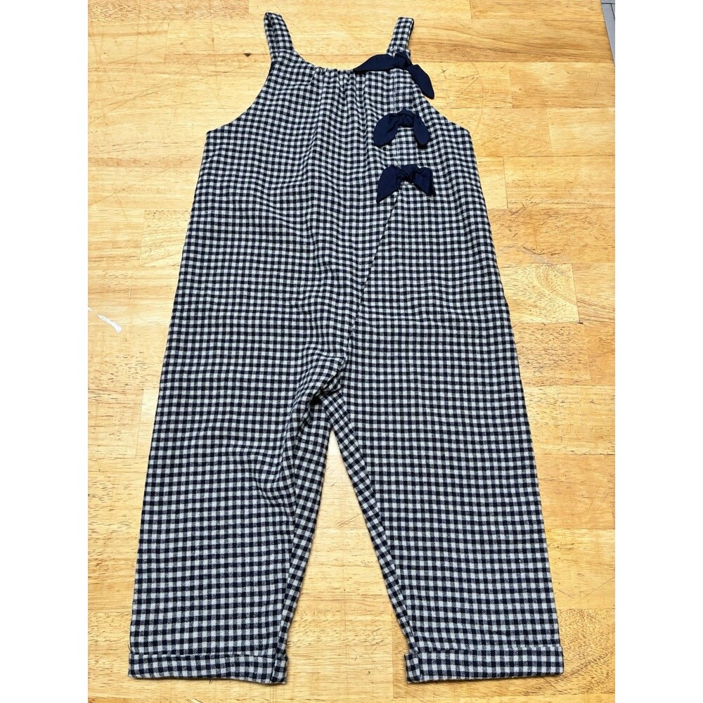 Zara Baby Picnic Romper 2/3 Years Dark Blue Bodysuit Boho